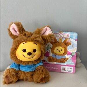 Disney Winnie the Pooh Plush Toy - Brown and Blue